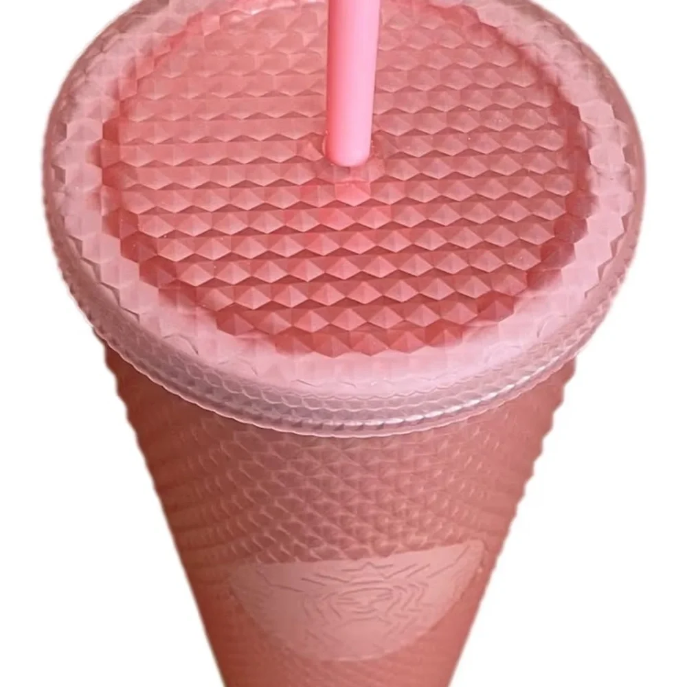 ❗️Starbucks Rose Pink Studded Tumbler with Straw